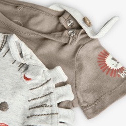 Peto leon con camiseta bebe niño Boboli