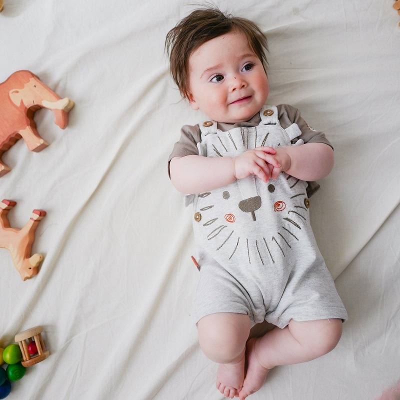 Peto leon con camiseta bebe niño Boboli