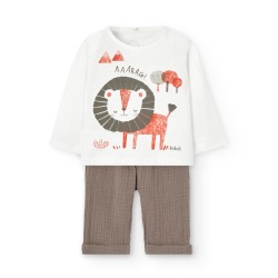 Conjunto m/l leon bebe niño...