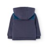 Cazadora denim punto con capucha niño Boboli
