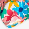 Vestido satén flores niña Boboli