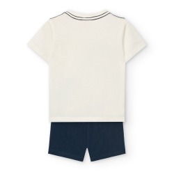 Conjunto camiseta y shorts punto niño Boboli