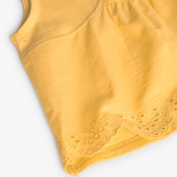 Camiseta tirante punto niña apliques Boboli