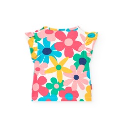 Camiseta estampado flores niña Boboli
