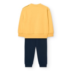 Conjunto sudadera y pantalón punto niño Boboli