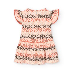 Vestido punto estampado niña Boboli