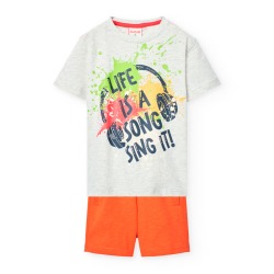 Conjunto punto camiseta y...
