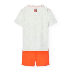 Conjunto punto camiseta y bermudas chico Boboli