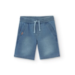 Bermudas felpa denim...