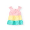 Vestido de popelín cuadros bebé niña Boboli