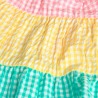 Vestido de popelín cuadros bebé niña Boboli