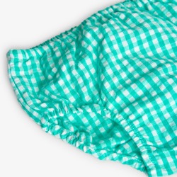 Vestido de popelín cuadros bebé niña Boboli
