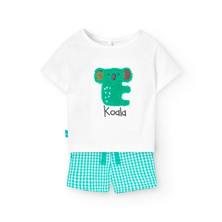 Conjunto punto combinado bebé niño Koala Boboli
