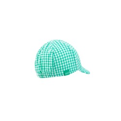 Gorra popelín cuadros bebé Boboli