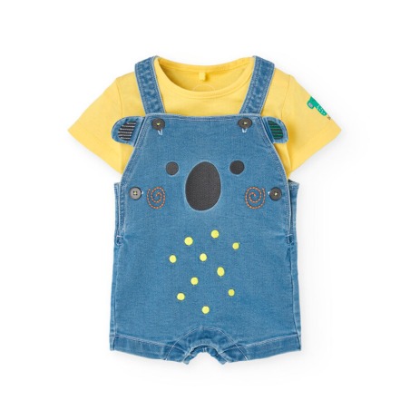Peto con camiseta de punto para bebé niño Boboli