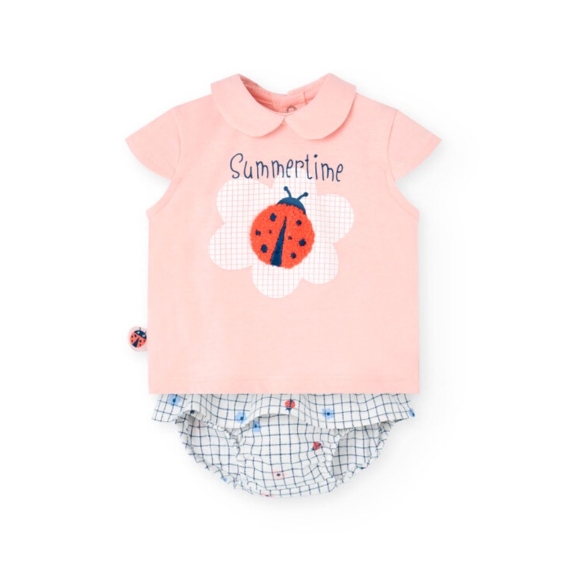 Conjunto combinado bebé niña mariquita Boboli