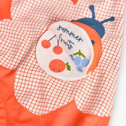 Pelele de punto  bebé niña mariquita Boboli