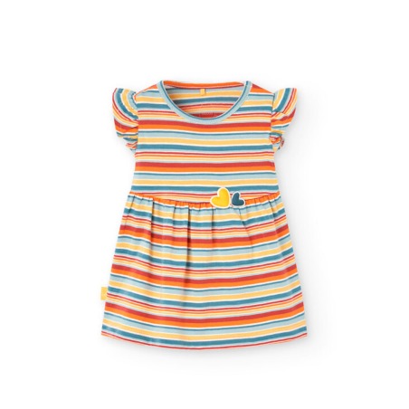 Vestido rayas bebe niña Boboli