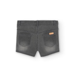 Short felpa denim de niña Boboli