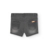 Short felpa denim de niña Boboli