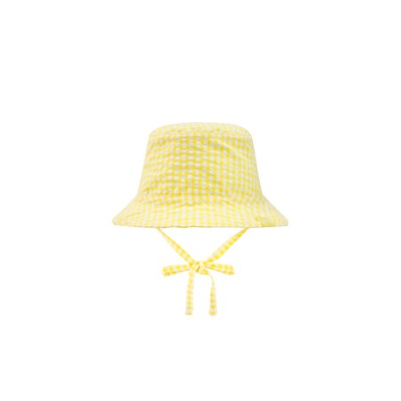 Gorro popelín bebé cuadros Boboli