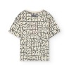 Camiseta punto para chico estampado letras Boboli