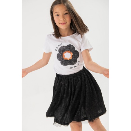 Falda combinada tul chica Boboli