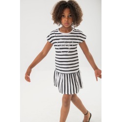 Vestido rayas chica Boboli