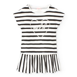 Vestido rayas chica Boboli