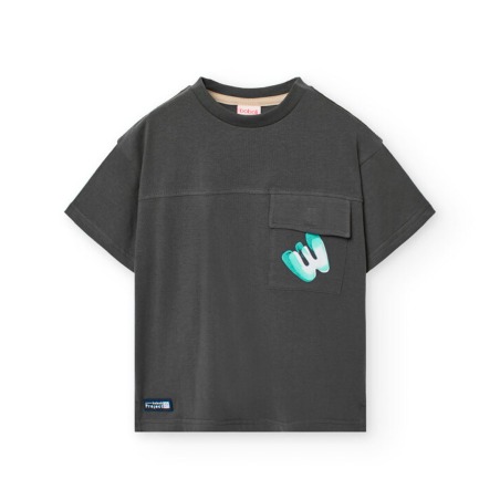 Camiseta punto chico con bolsillo Boboli