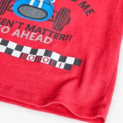 Camiseta punto carreras niño Boboli