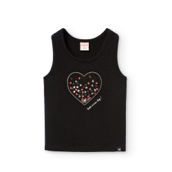 Camiseta tirantes corazón chica Boboli