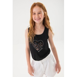 Camiseta tirantes corazón...