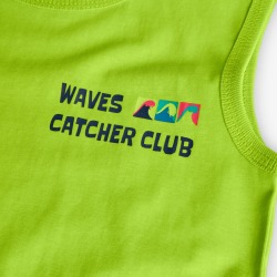 Camiseta tirantes olas niño Boboli