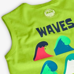 Camiseta tirantes olas niño Boboli