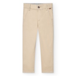 Pantalón chino satén para...