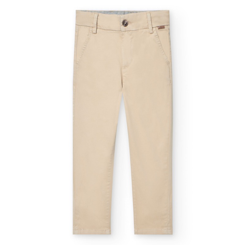 Pantalón chino satén para niño Boboli