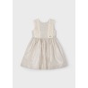 Vestido detalle bordado con lino niña Mayoral