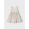Vestido detalle bordado con lino niña Mayoral