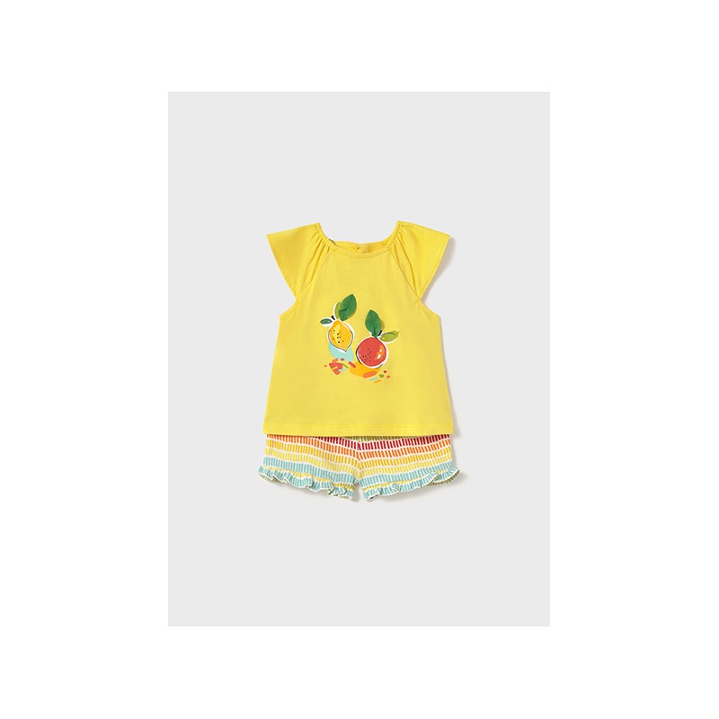Conjunto frutas bebé niña Mayoral