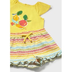 Conjunto frutas bebé niña Mayoral