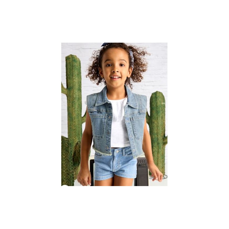 Pantalón corto vaquero básico niña Mayoral
