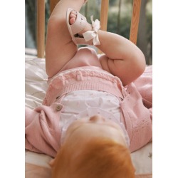 Conjunto peto tricot y...