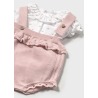 Conjunto peto tricot y blusa bebe niña Mayoral