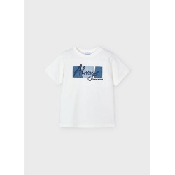 Camiseta texto apliques niño mayoral