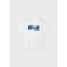 Camiseta texto apliques niño mayoral