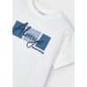 Camiseta texto apliques niño mayoral