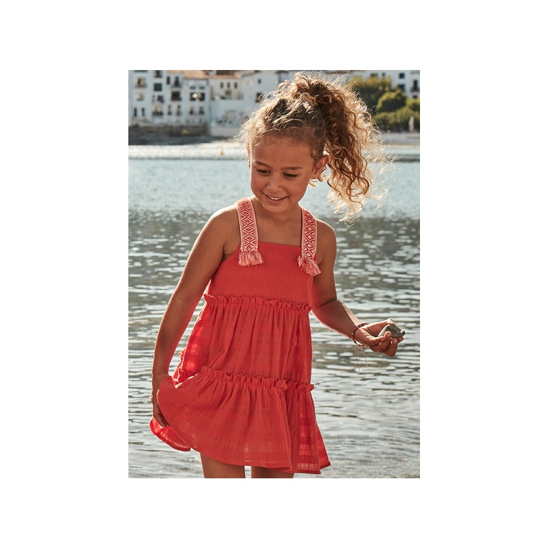 Vestido tirantes fantasía niña mayoral
