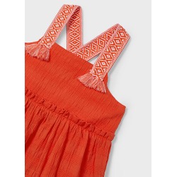 Vestido tirantes fantasía niña mayoral