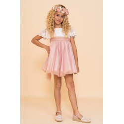Vestido niña ceremonia tul...